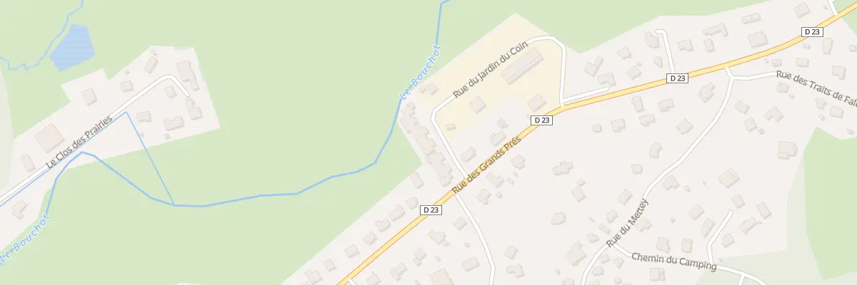 Plan du 13 Rue du Jardin du Coin à Vagney
