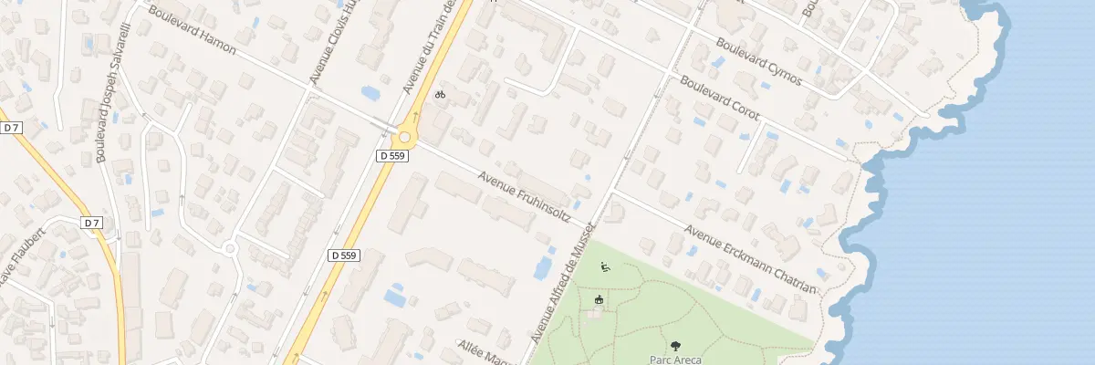 Plan du 66 Av Fruhinsholtz à Fréjus