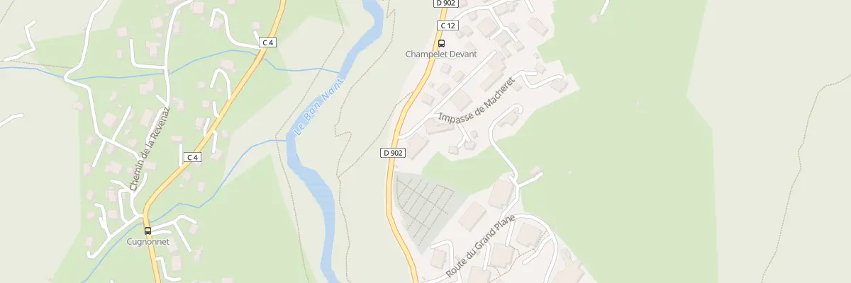 Plan du 56 Imp de la Lyonnaise aux Contamines-Montjoie