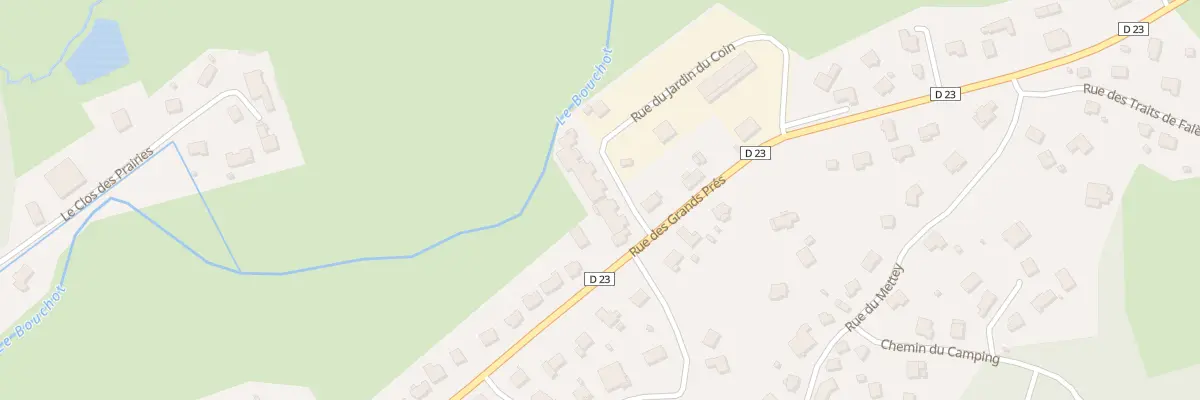 Plan du 11 Rue du Jardin du Coin à Vagney