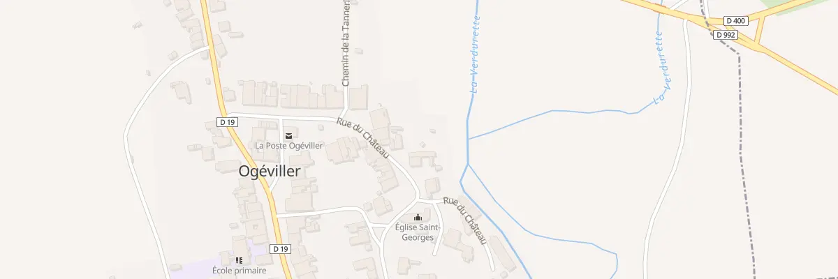 Plan du 33 Rue du Château à Ogéviller