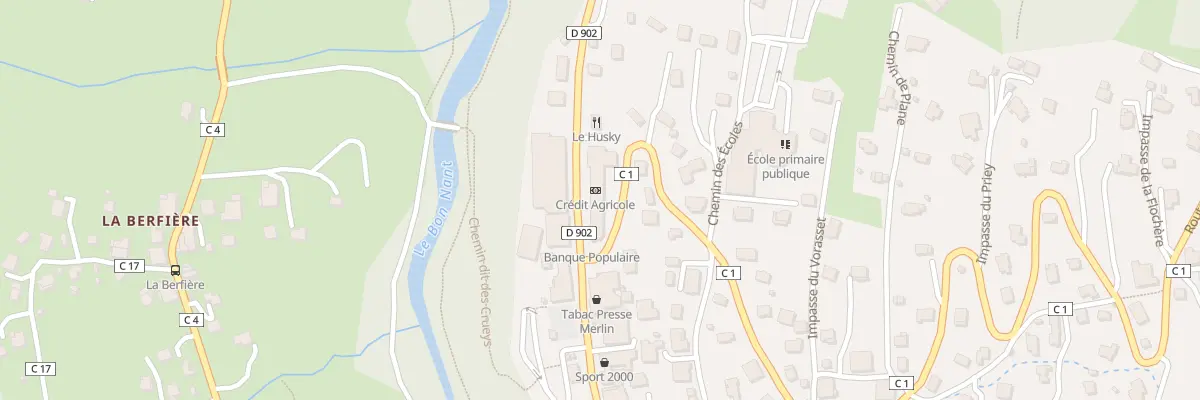 Plan du 51 Rte de la Frasse aux Contamines-Montjoie