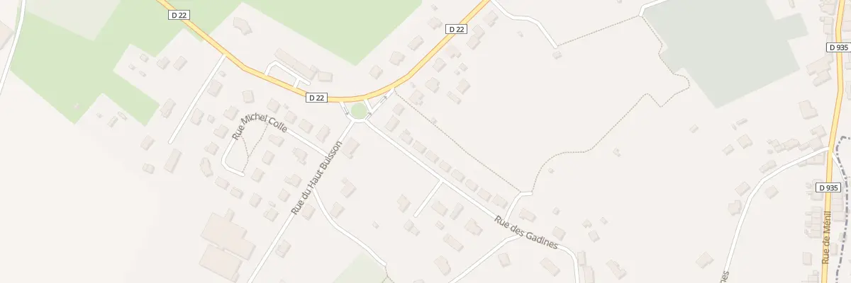 Plan du 50 Rue des Gadines à Baccarat