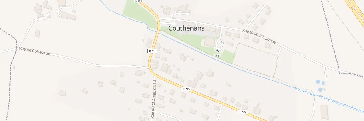 Plan du 15T Rue d’Héricourt à Couthenans
