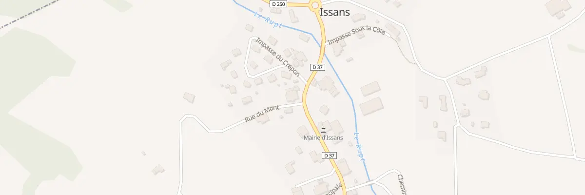 Plan du 2 Rue du Mont à Issans