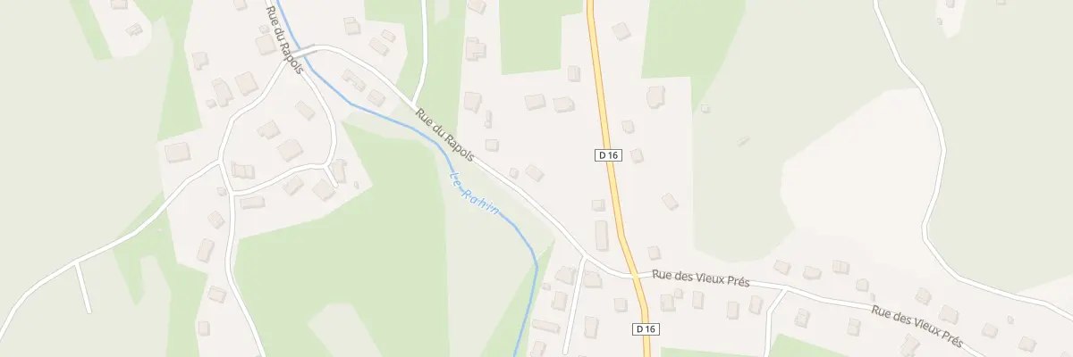 Plan du 2A Rue du Rapois à Plancher-Bas