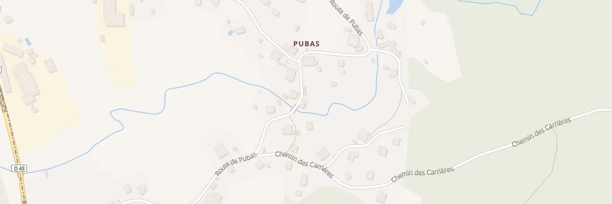 Plan du 12 Rte de Pubas à Basse-sur-le-Rupt