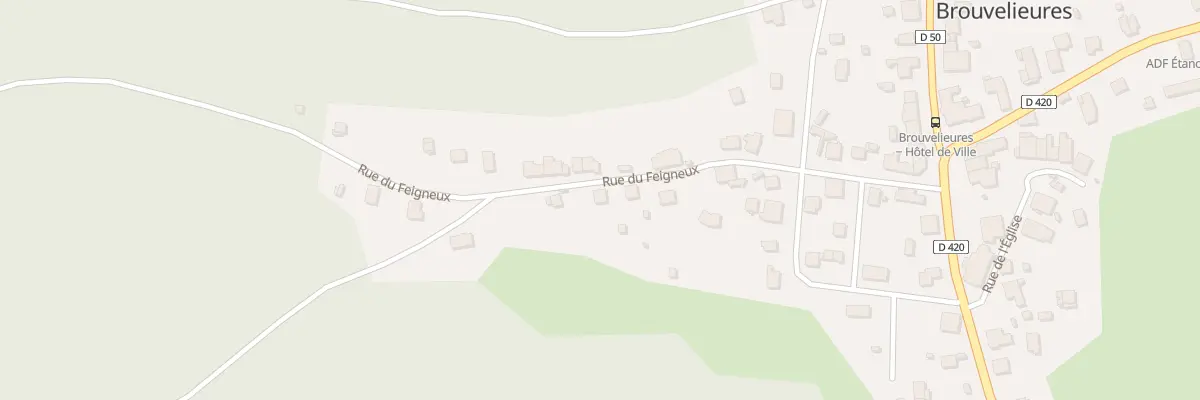 Plan du 13 Rue du Feigneux à Brouvelieures