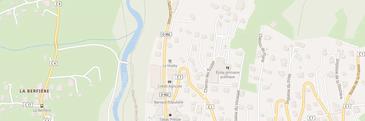 Plan du 117 Rte de la Frasse aux Contamines-Montjoie