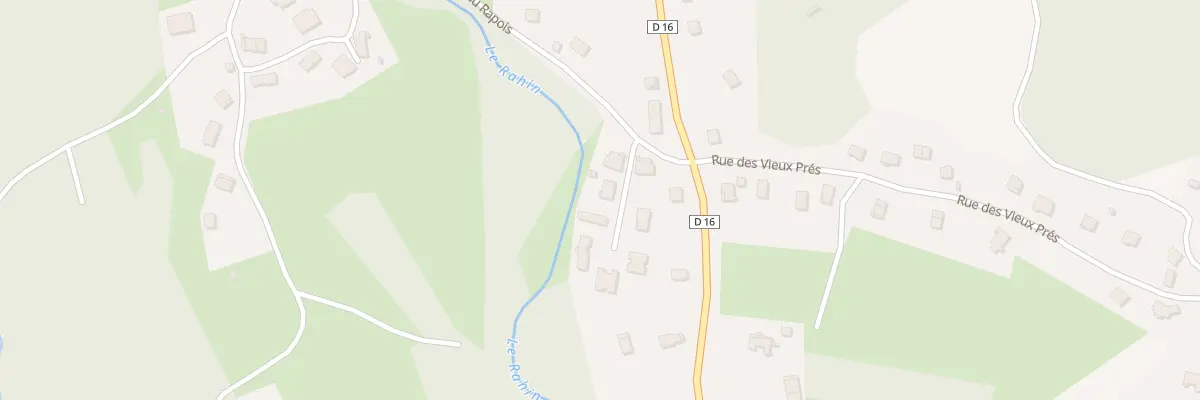 Plan du 13 Rue du Rapois à Plancher-Bas