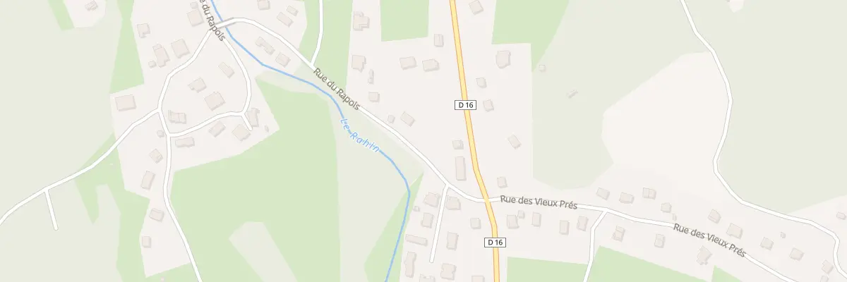Plan du 2B Rue du Rapois à Plancher-Bas