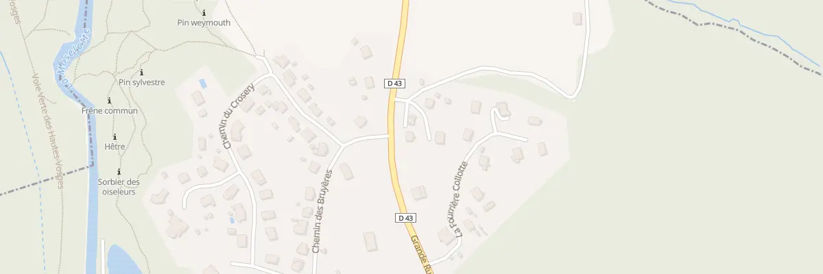 Plan du 32B Grande Rue à Thiéfosse