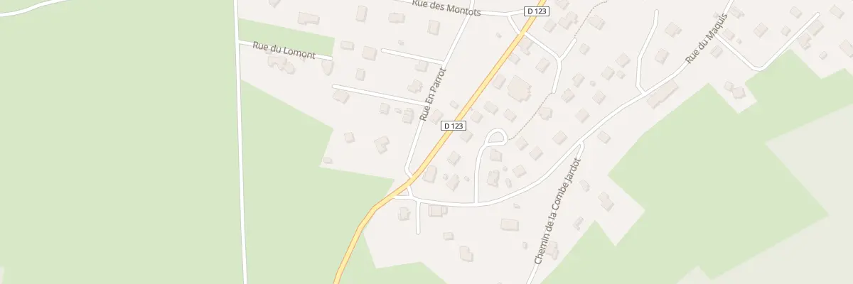 Plan du 1 Rue En Parrot à Écot