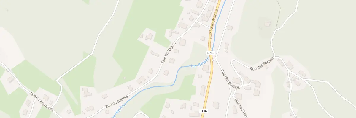 Plan du 52 Rue du Rapois à Plancher-Bas