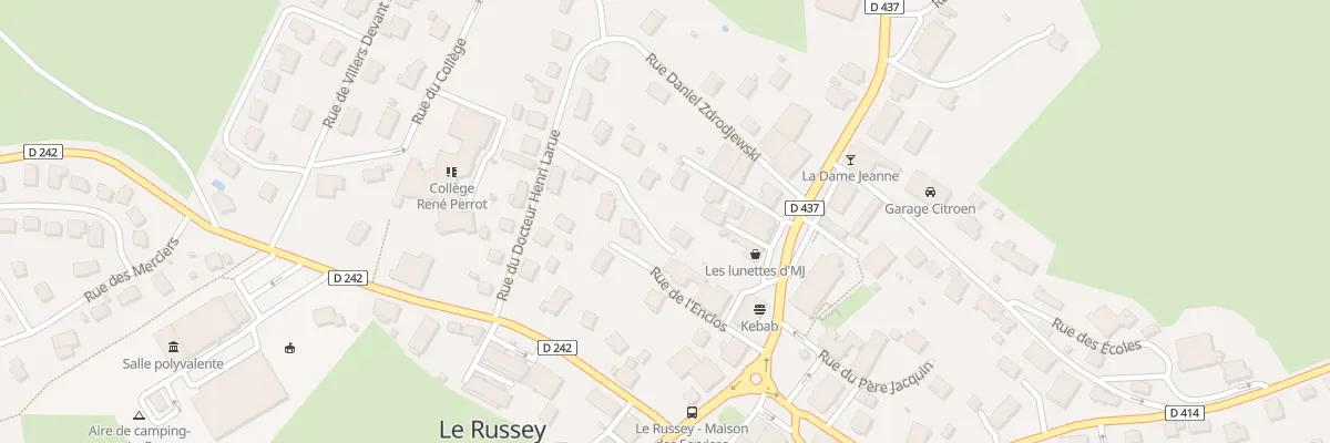 Plan du 4 Imp du Fournil au Russey