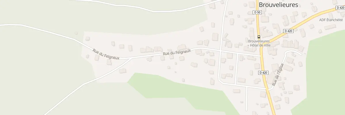 Plan du 11 Rue du Feigneux à Brouvelieures