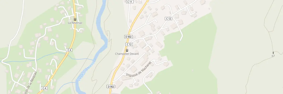 Plan du 28 Che de Champelet aux Contamines-Montjoie