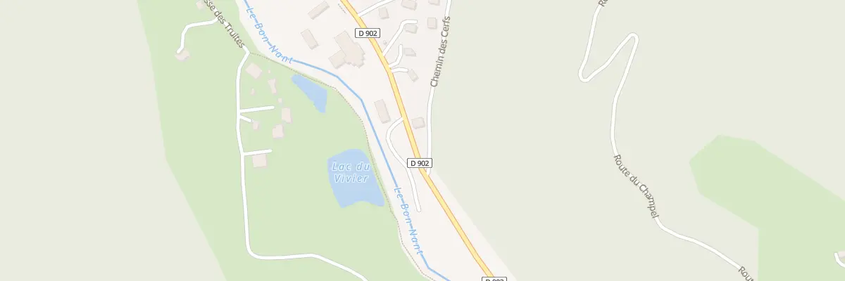 Plan du 1591 Rte des Contamines à Saint-Gervais-les-Bains