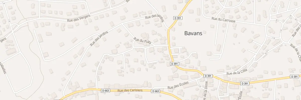 Plan du 18 Rue des Récompenses à Bavans