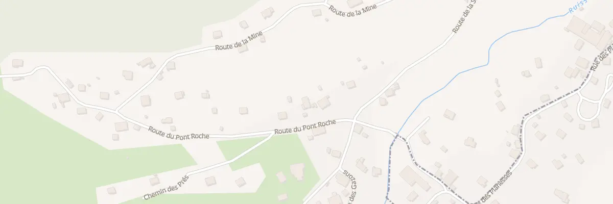 Plan du 41 Rte du Pont Roche à Ferdrupt