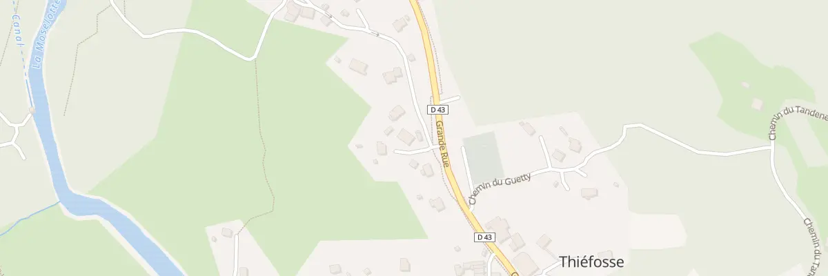 Plan du 33 Grande Rue à Thiéfosse