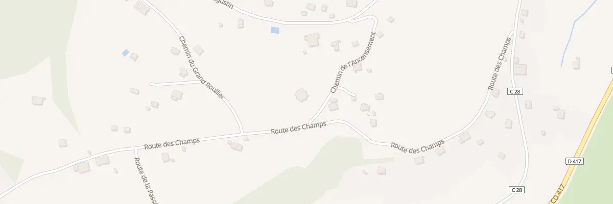 Plan du 1 Che de l’Ancensement à La Forge