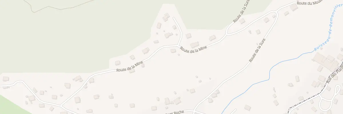 Plan du 18 Rte de la Mine à Ferdrupt