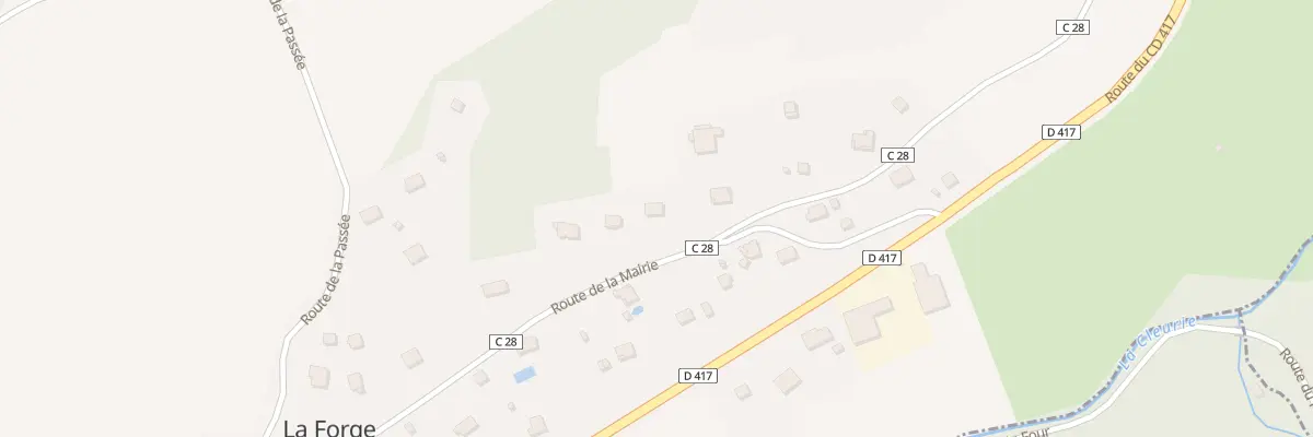 Plan du 11 Rte de la Mairie à La Forge