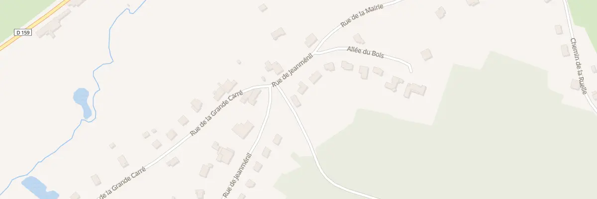 Plan du 29 Rue de la Mairie à Saint-Benoît-la-Chipotte
