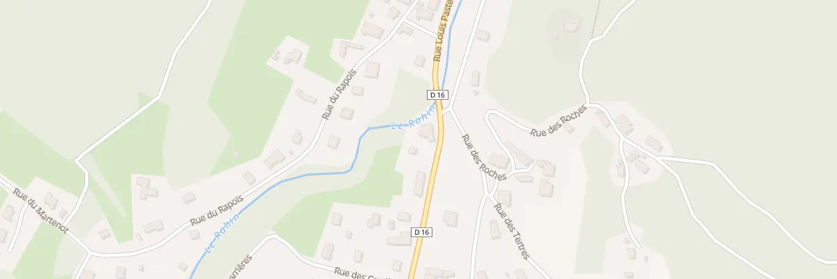 Plan du 21 Rue Louis Pasteur à Plancher-Bas
