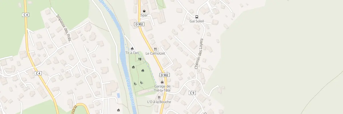 Plan du 447 Rte de Notre-dame de la Gorge aux Contamines-Montjoie