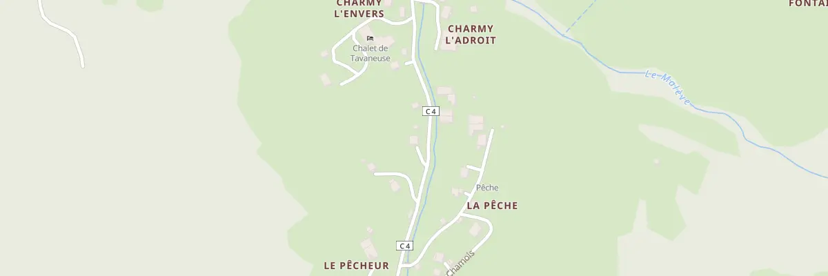 Plan du 1984 Rte de Charmy l’Envers à Abondance