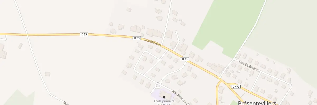 Plan du 2 Rue des Prés à Présentevillers