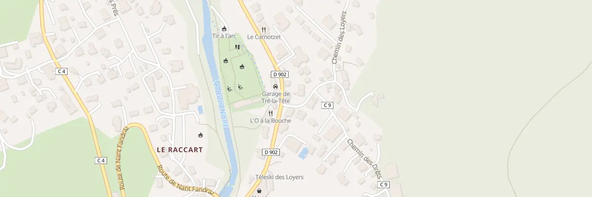 Plan du 47 Che des Loyers aux Contamines-Montjoie