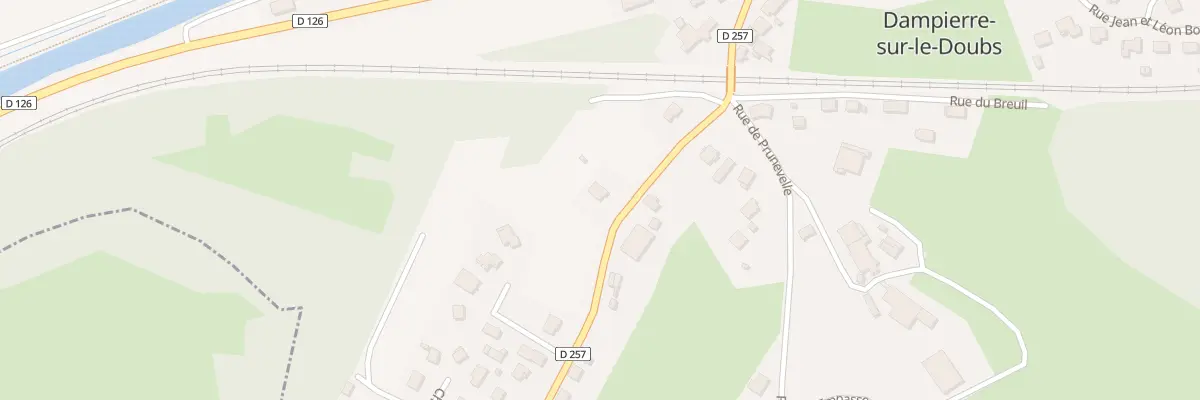 Plan du 10 Rue de la Libération à Dampierre-sur-le-Doubs