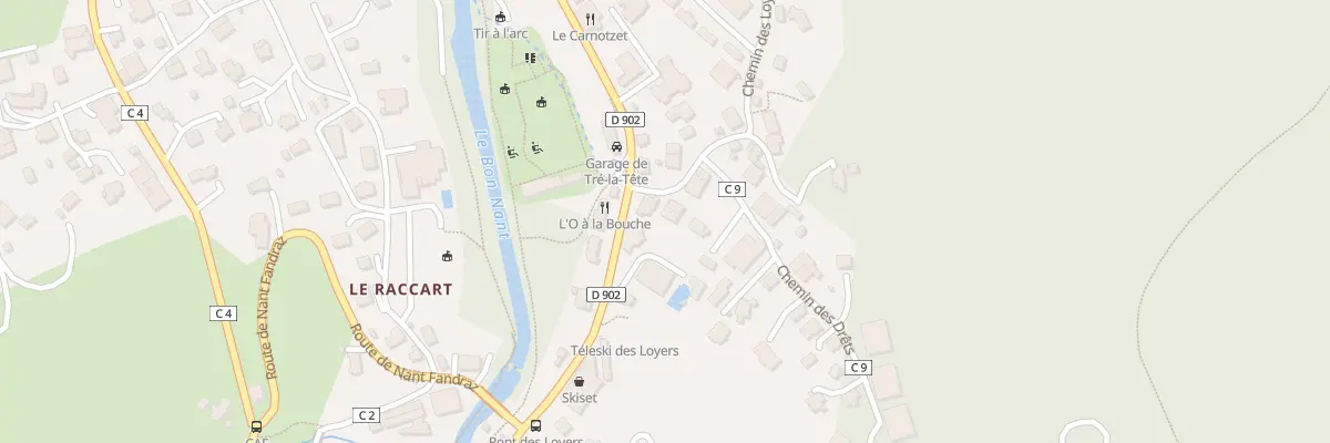 Plan du 22 Che des Loyers aux Contamines-Montjoie