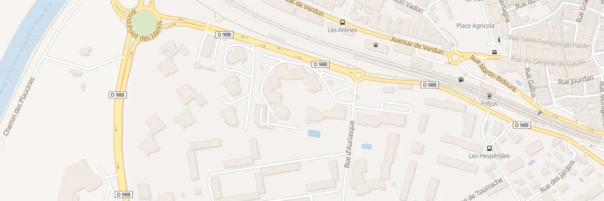 Plan du 173 Rue d’ AURIASQUE à Fréjus