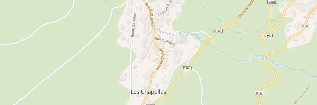 Plan du 5011 Chef Lieu aux Chapelles