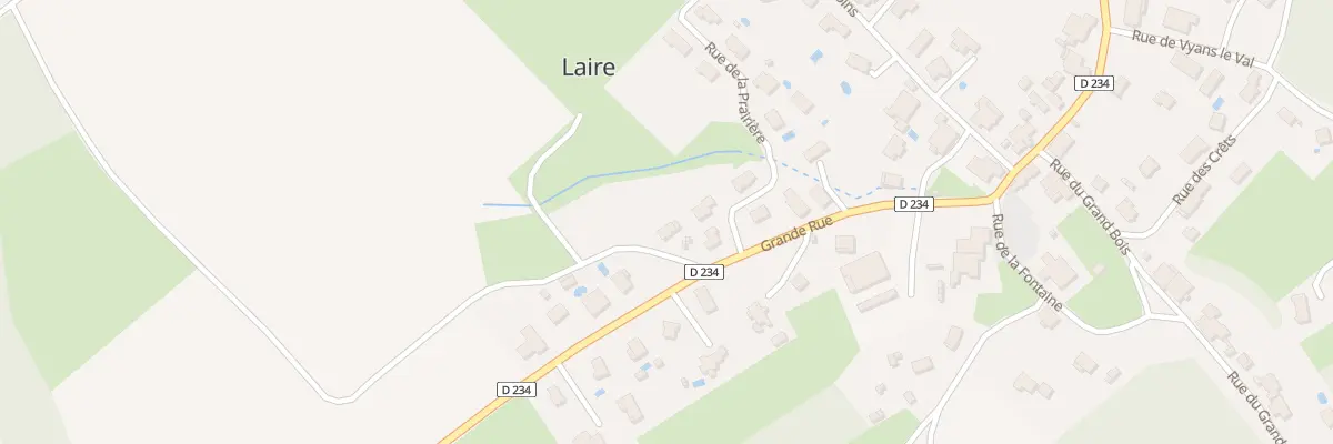 Plan du 11 Gr Grande Rue à Laire