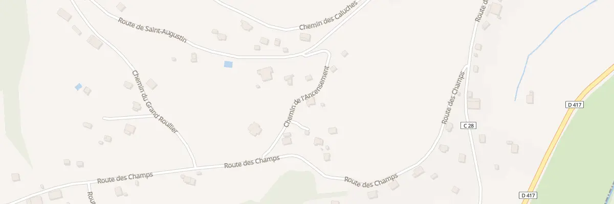 Plan du 6 Che de l’Ancensement à La Forge