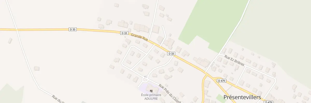 Plan du 28 Rue des Prés à Présentevillers
