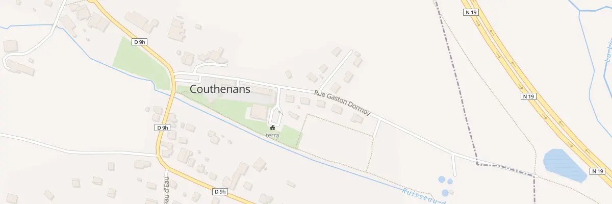 Plan du 8 Rue Gaston Dormoy à Couthenans