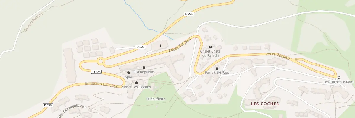 Plan du 10 Rte des Jeux à La Plagne Tarentaise