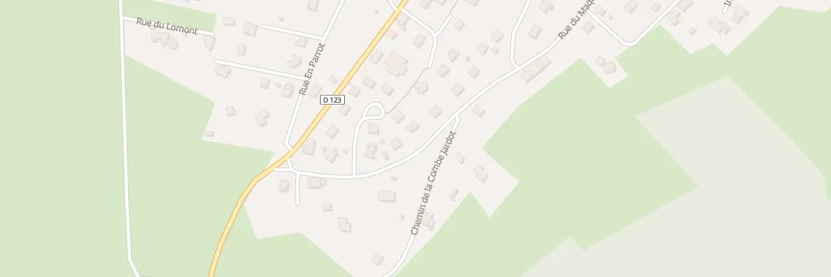Plan du 22 Rue du Maquis à Écot