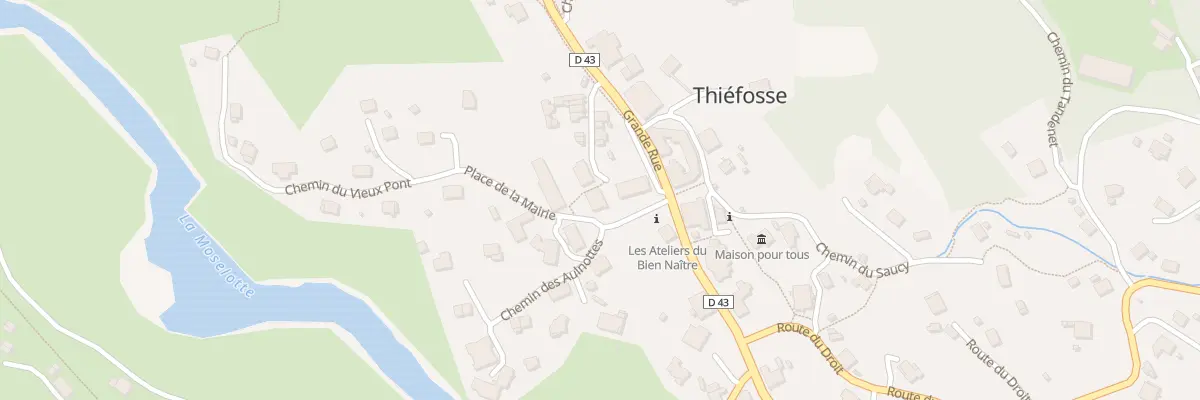 Plan du 5 Pl de la Mairie à Thiéfosse