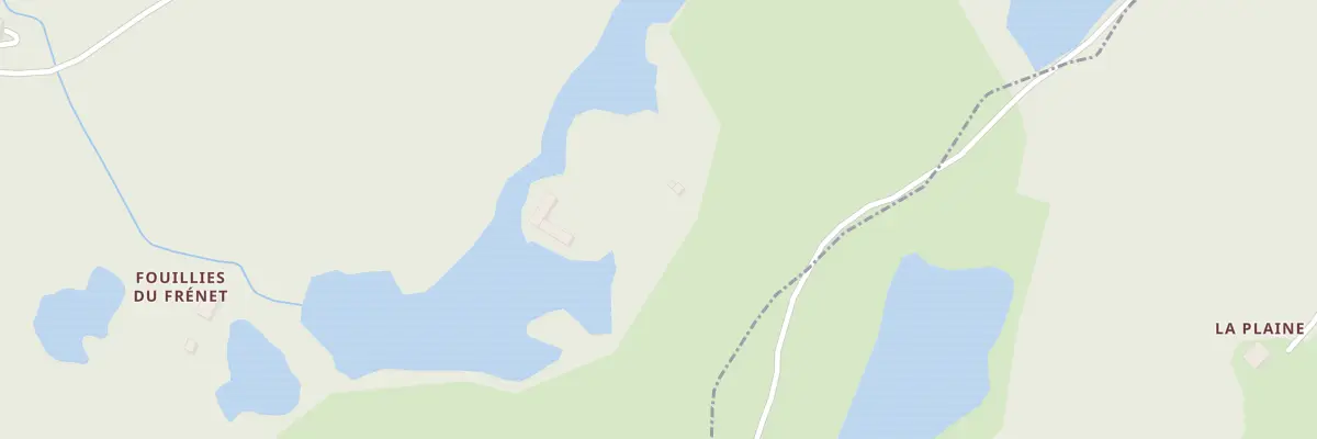 Plan du 5474 Fouillies du Frenet à Servance-Miellin