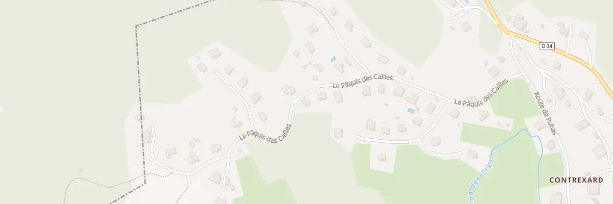 Plan du 13B Paquis des Cailles à Basse-sur-le-Rupt