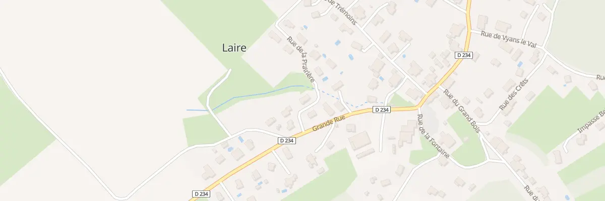 Plan du 5 Rue de la Prairière à Laire