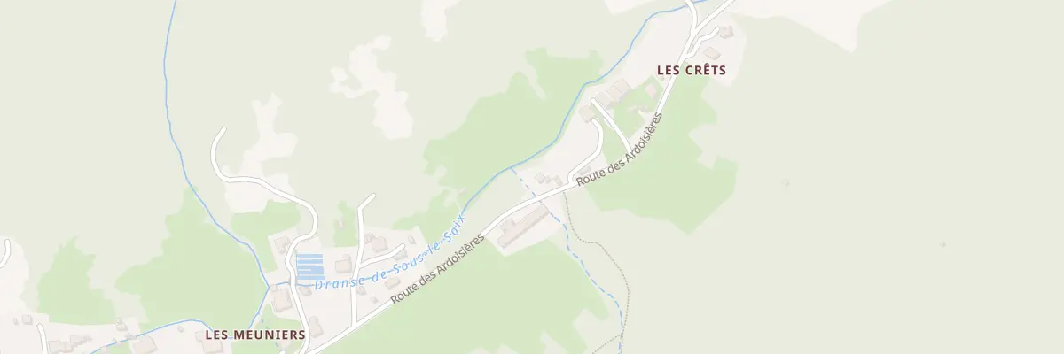 Plan du 827 Rte des Ardoisières à Morzine