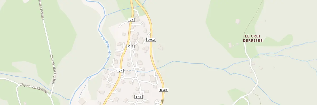Plan du 1480 Rte de Saint-gervais aux Contamines-Montjoie
